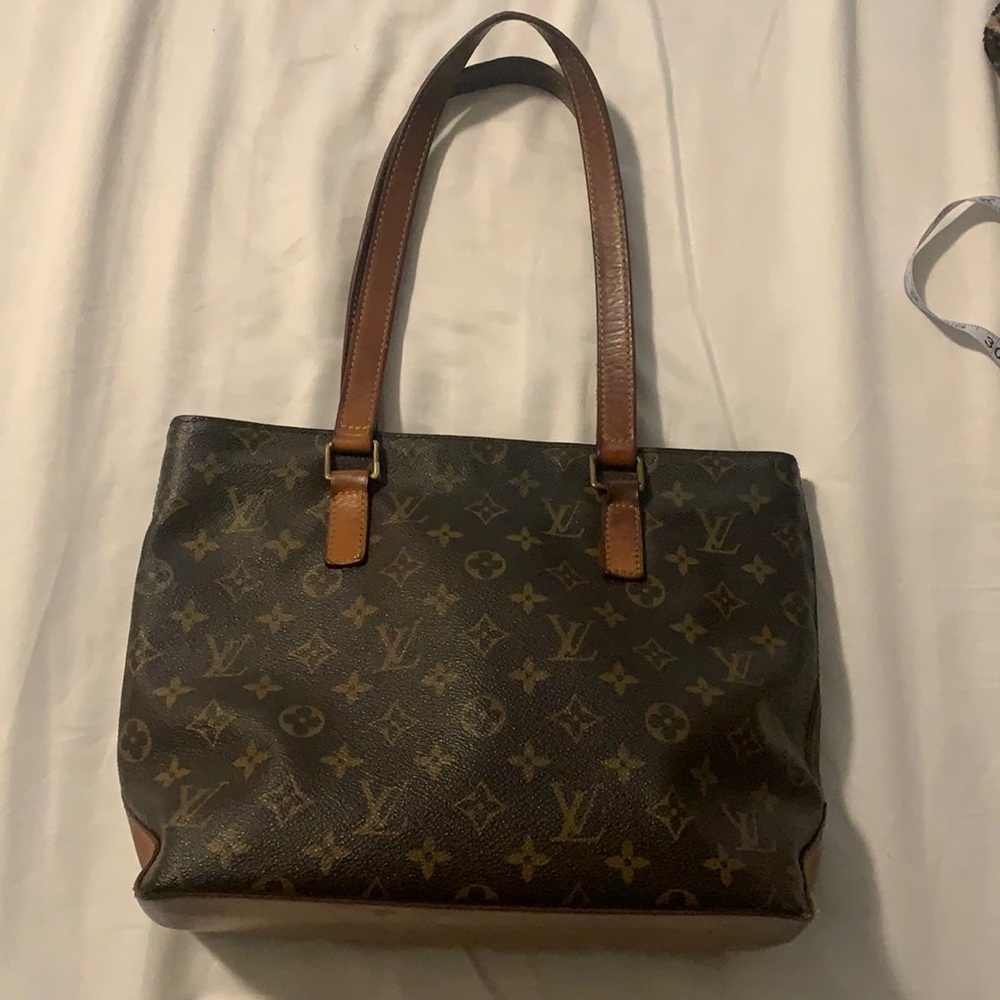 Louise Vuitton canvas purse